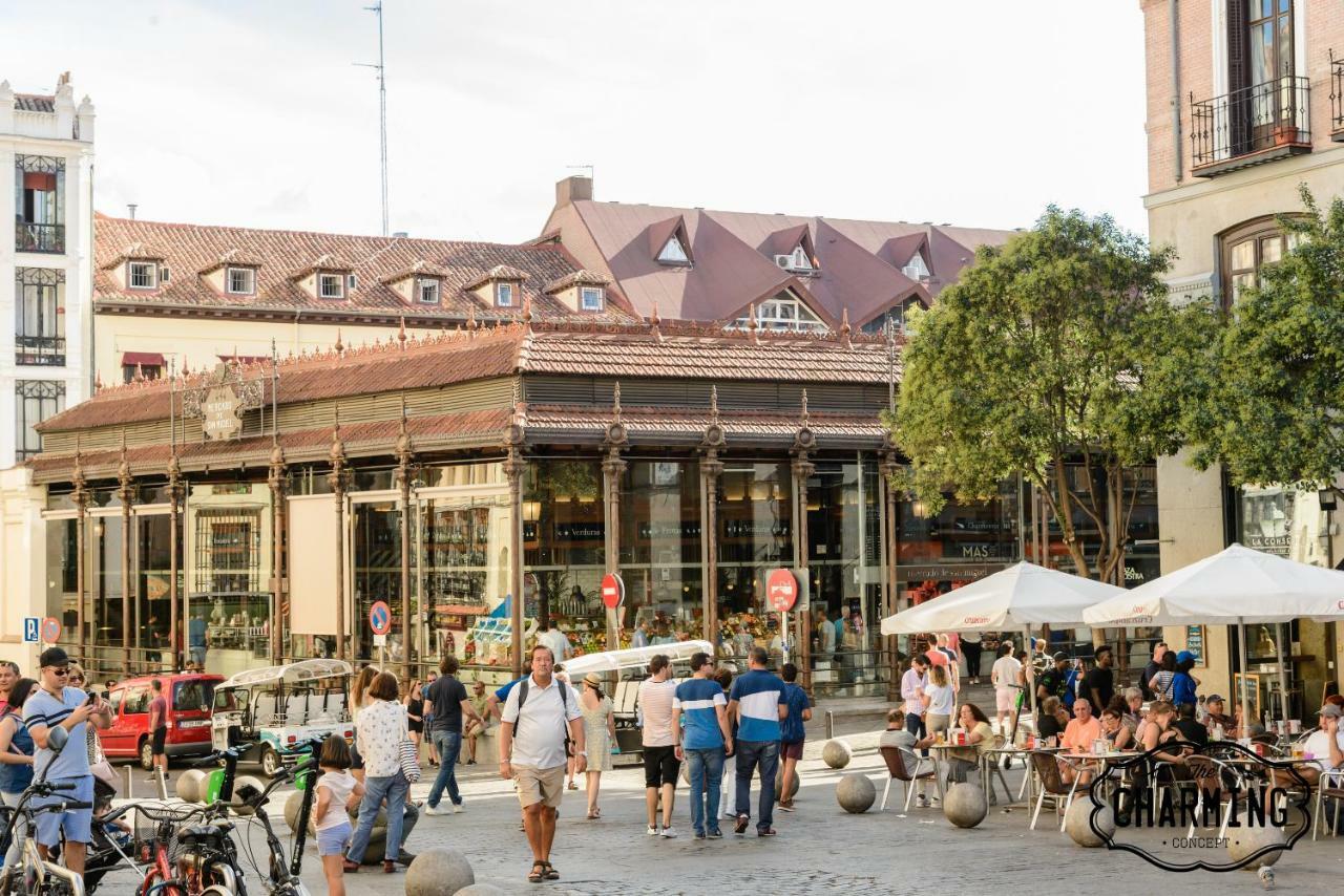 Charming Mercado De San Miguel Madrid Exteriör bild